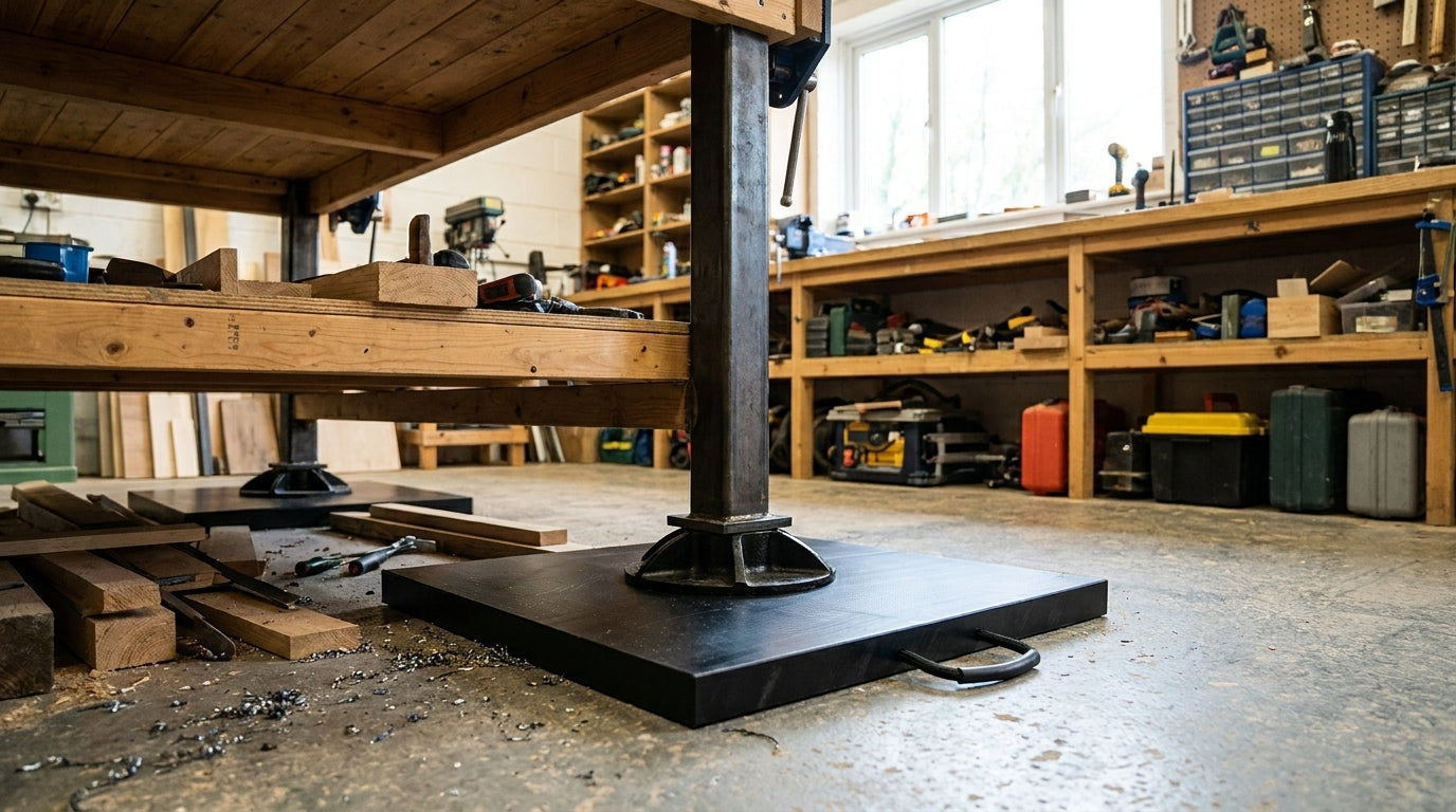 Eco Outrigger Pad - HMWP 5 Tonne Engineered Crane Support 300x300x30mm - ultimate guide to crane pad