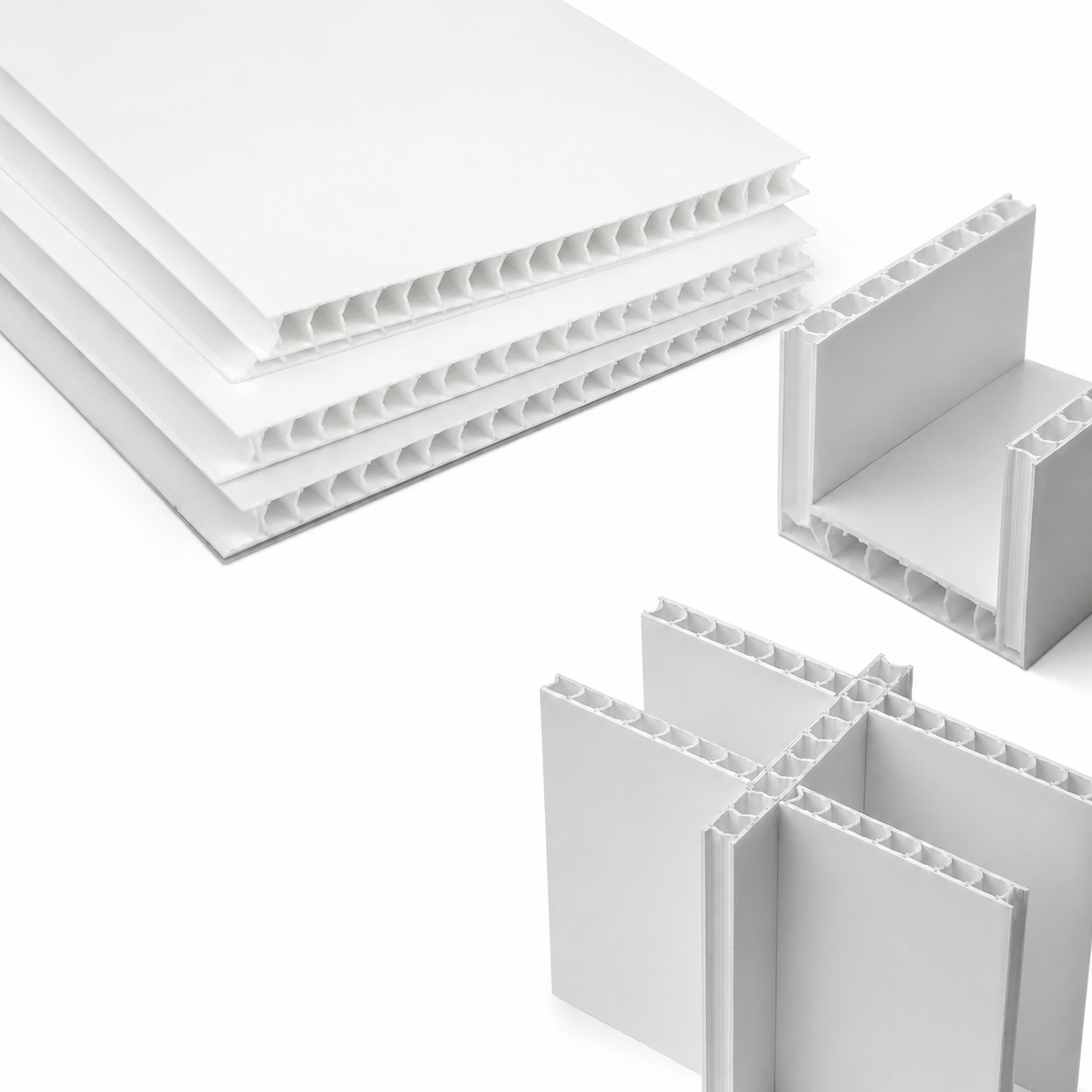 Polypropylene White Sheet 10mm thick for Packaging & temporary structures — view 2