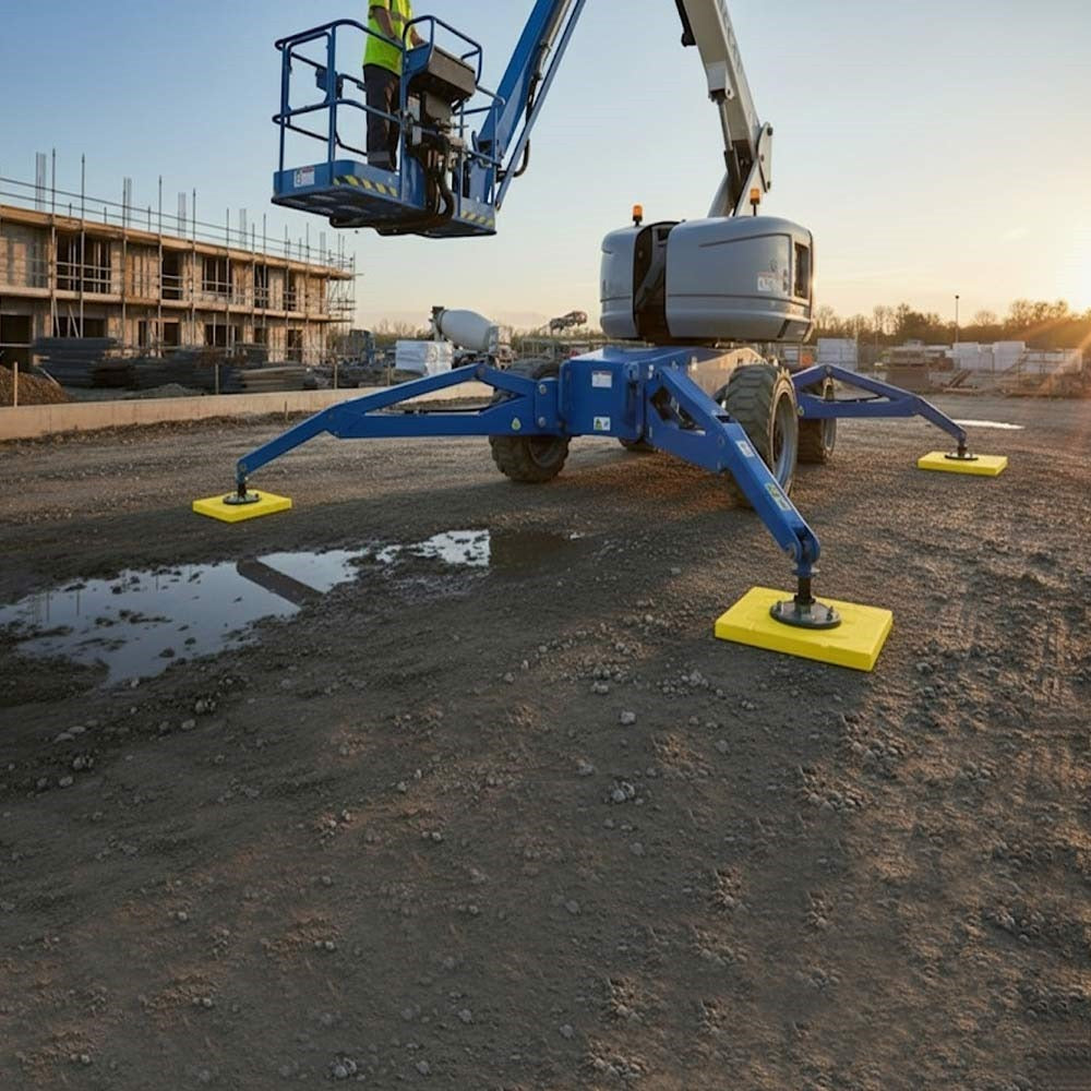 Hi-Vis Outrigger Pad HMWP – Lightweight, 5 Tonne Support