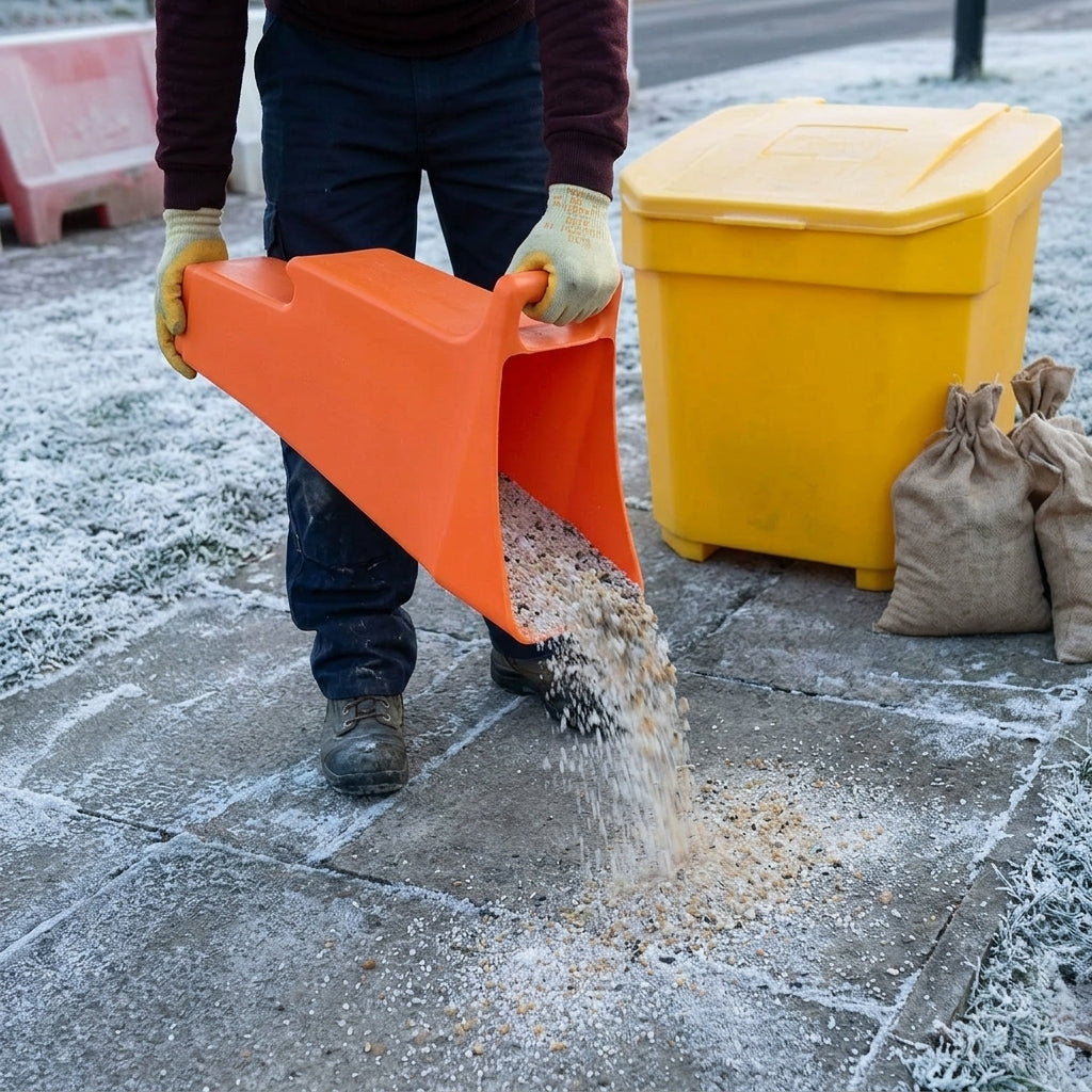 25kg Grit and Salt Shovel Spreader for Winter Use