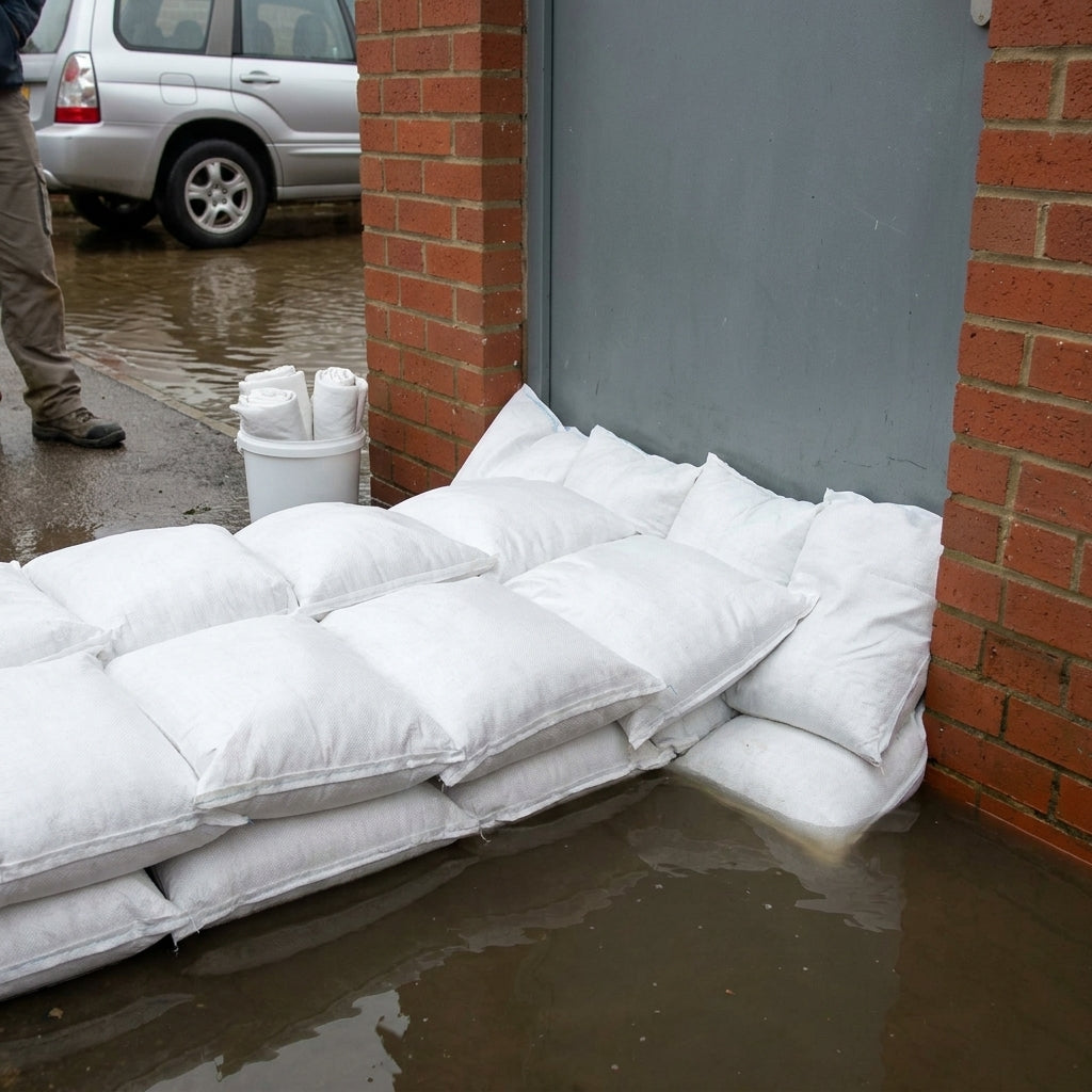 Sandless Flood Barrier Bags – Water-Activated, Lightweight, 20-Pack