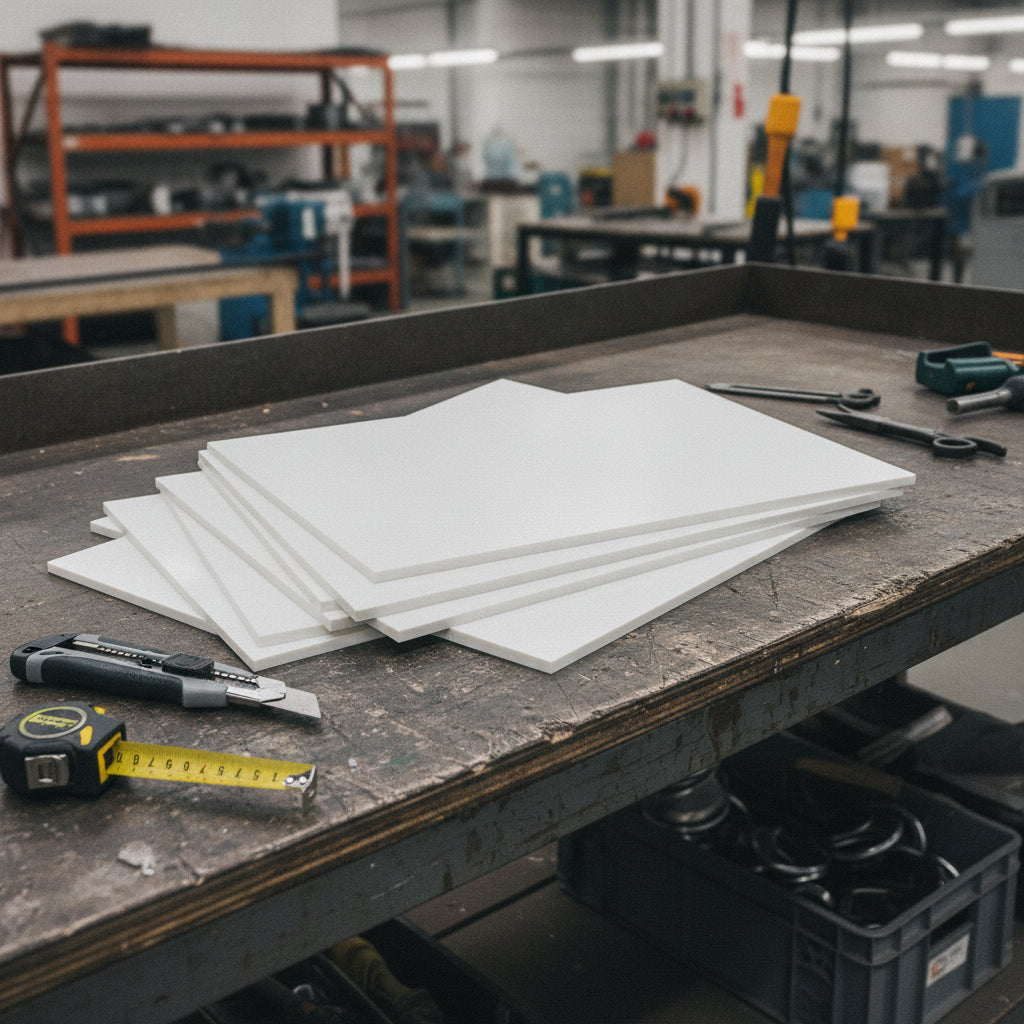 HDPE Sheet | PE300 | Natural & Black | 2mm–8mm | Food-Grade & Industrial