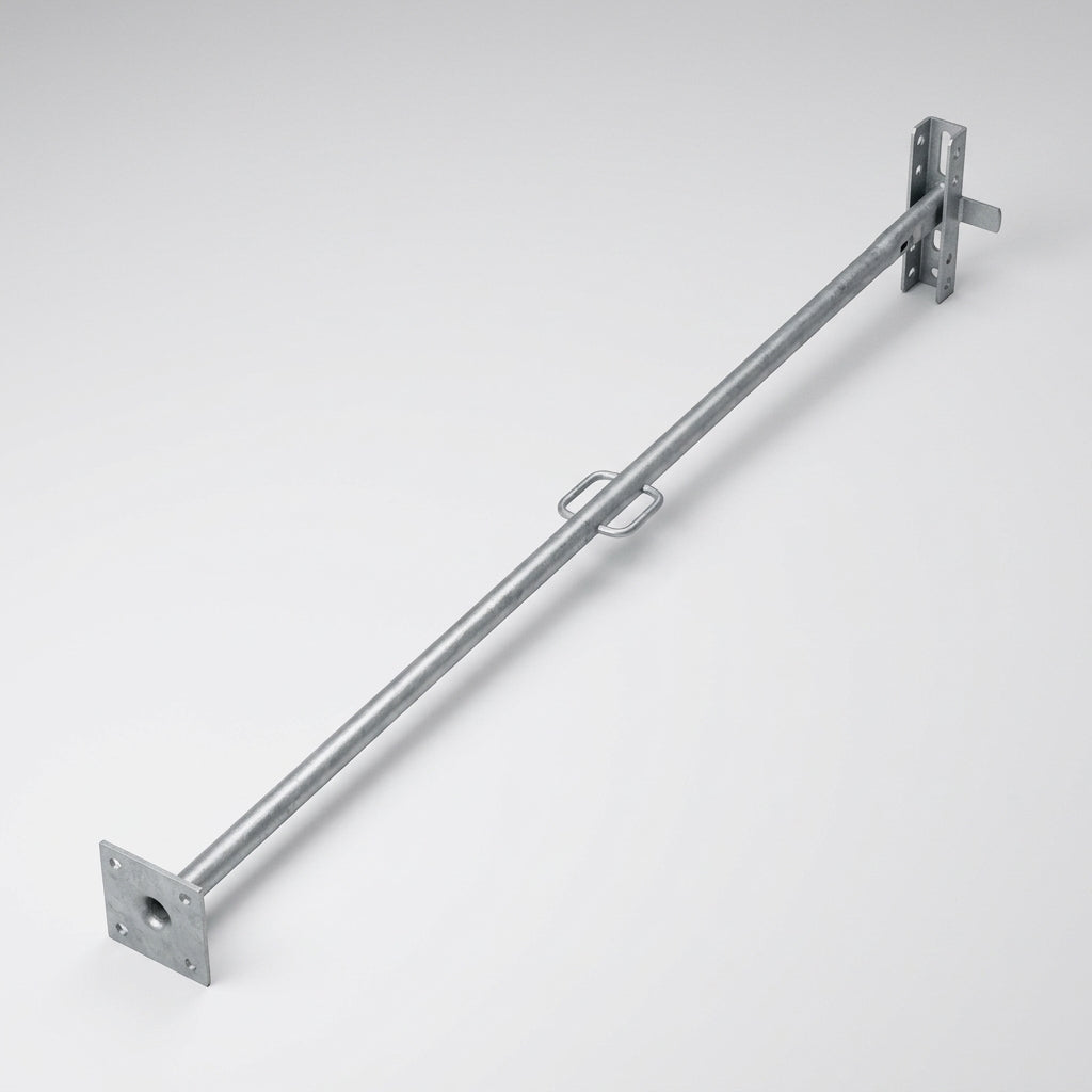 Temporary Fence Stabiliser Bar with Base Plate for Extra Support (view 2)