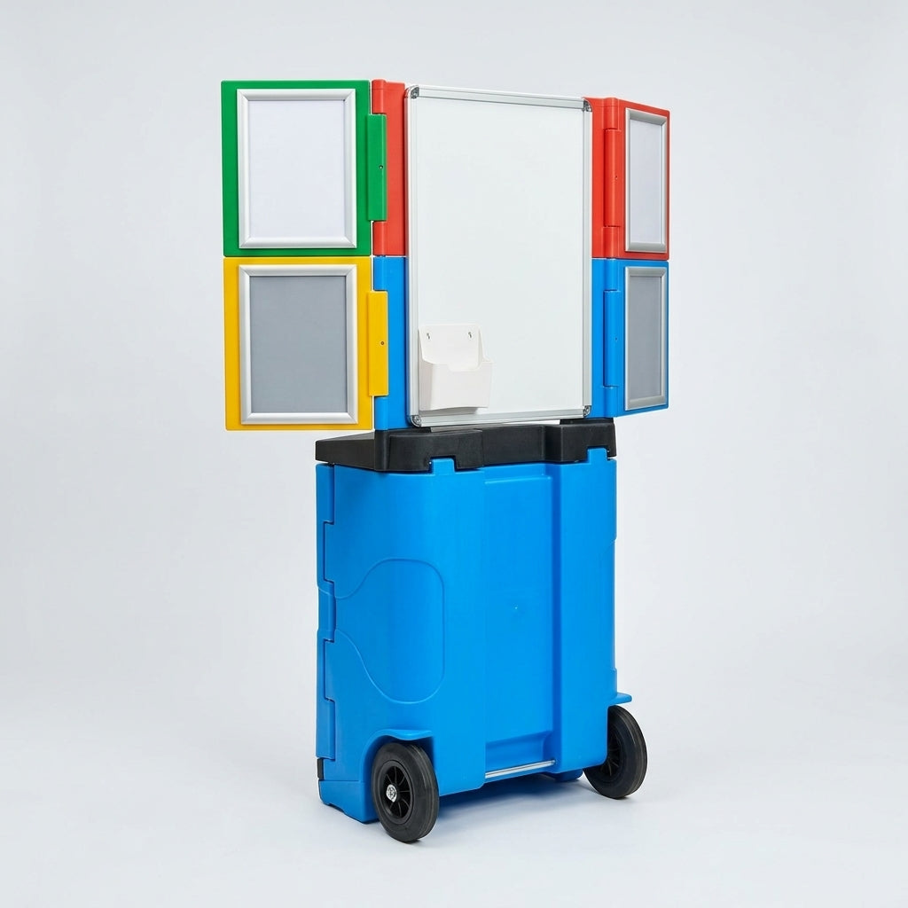 Portable Site Safety Briefing Station with Stand Option (view 2)