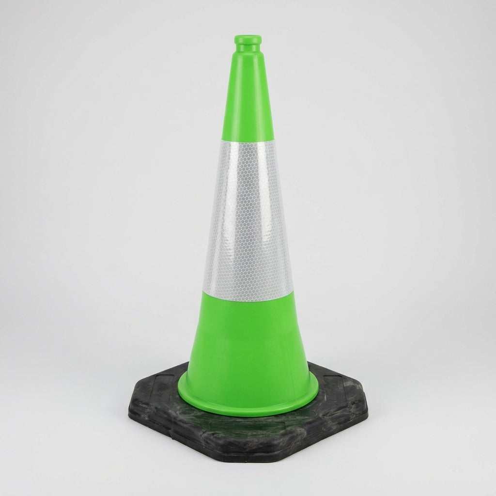 Two Piece Traffic Cone with Weighted Base - 750mm High Visibility (view 2)