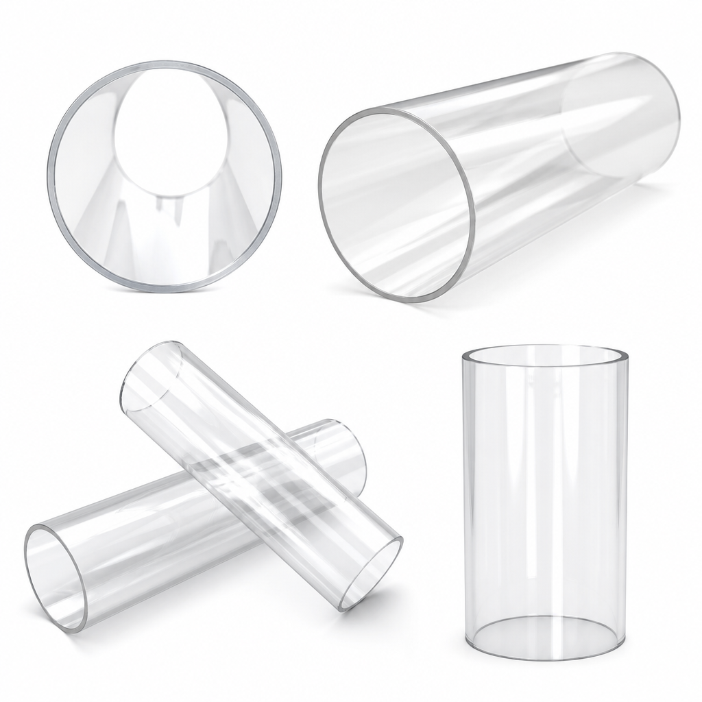 Cast Acrylic Clear Tube 200mm to 260mm dia for Protective barriers & aquarium tanks - Acrylic Tube in use