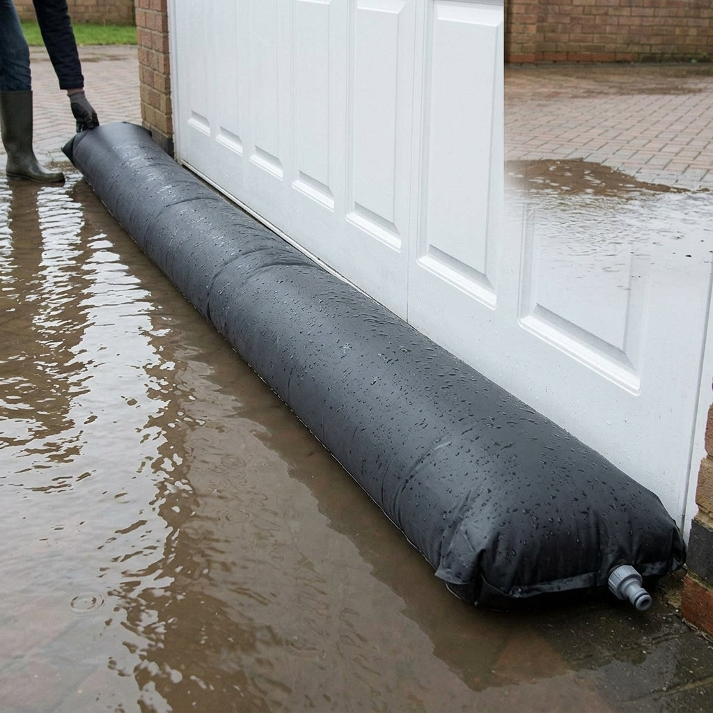 Inflatable Flood Barrier with Reclaimed Materials – Up to 3m Length