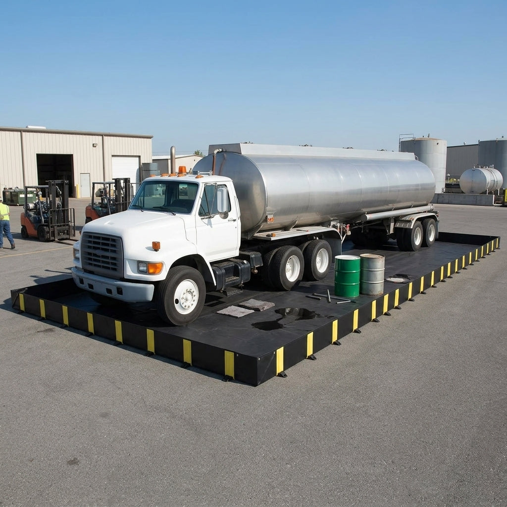 Spill Containment Berm with Rigid Wall Support Heavy Duty