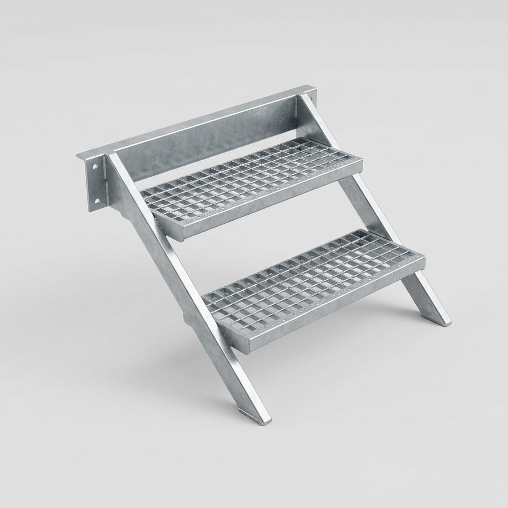 Modular Access Steps for Welfare Cabins (view 2)