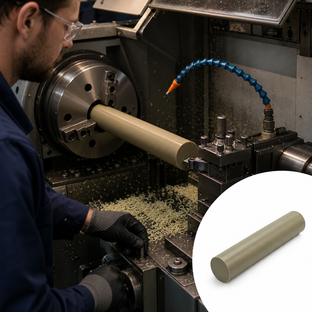 PEEK Rod 110mm Diameter for Aerospace & Medical Applications 110mm to 180mm diameter - UK Engineering Plastics