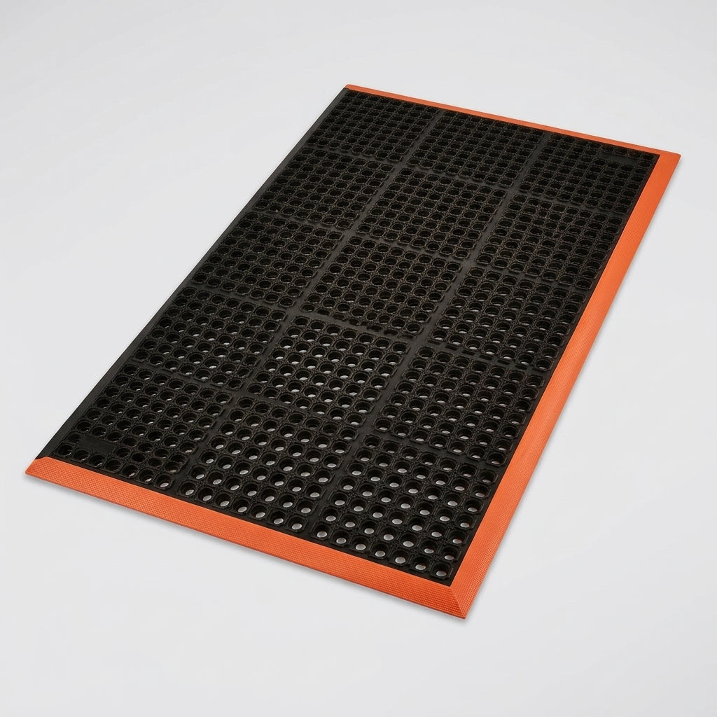 Anti-Fatigue Nitrile Rubber Mat with Drainage Holes - 22mm Thick (view 2)