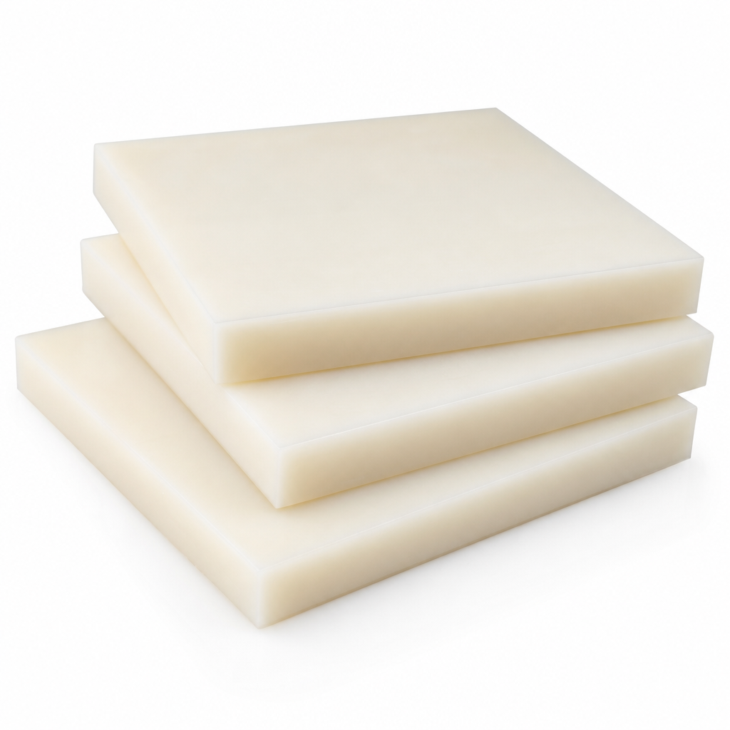 Nylon 66 Natural (cream) Sheet 8mm to 50mm thick for Bearings & cams - Nylon 66 in use