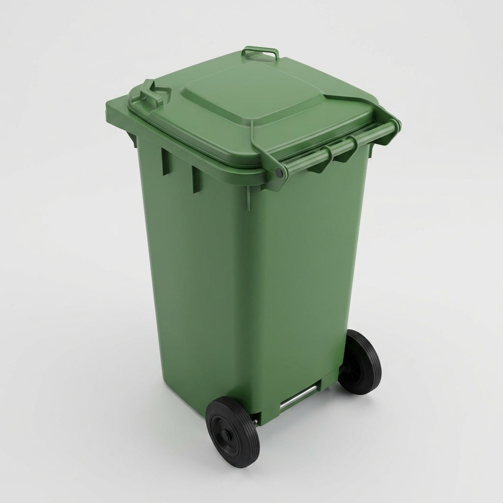 Two Wheeled HDPE Wheelie Bin for Waste Collection (view 2)