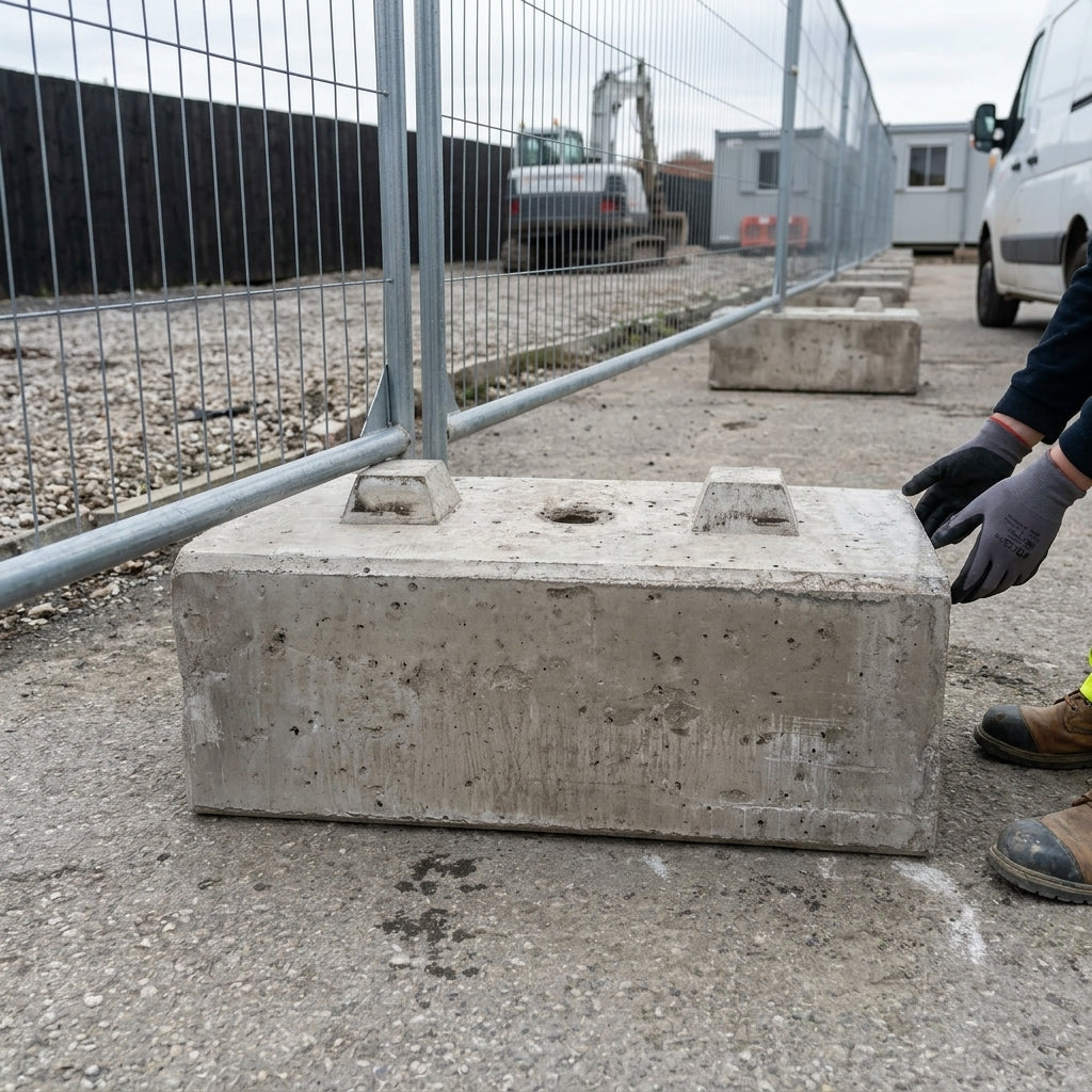 Concrete Block for Site Ballast and Boundary Protection