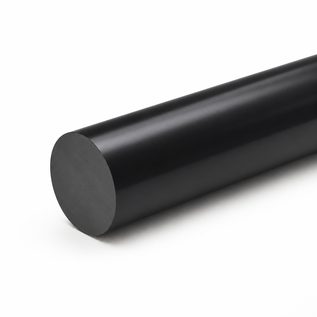 High Density Polyethylene Black Rod for Food Industry Applications 10mm to 225mm diameter - Rod in use