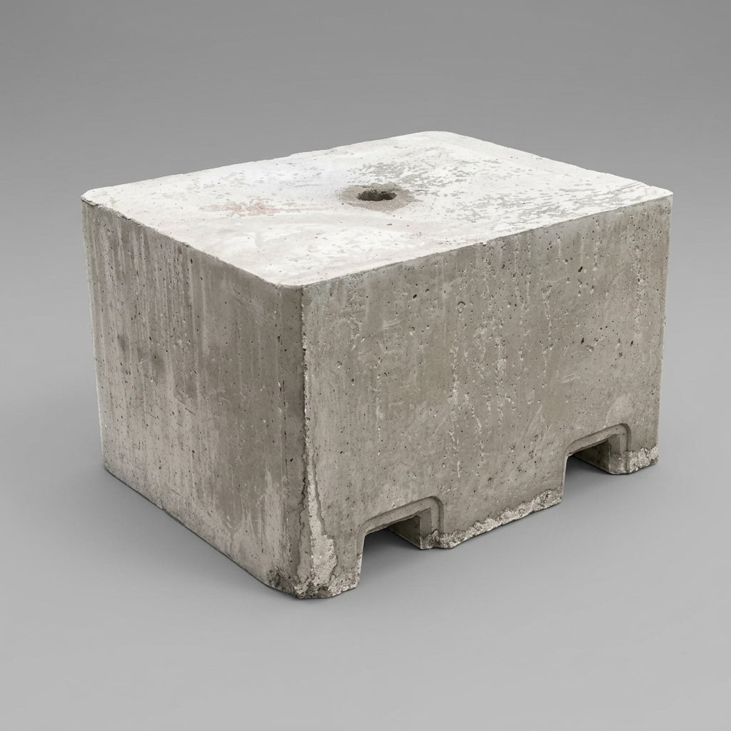 Heavy Duty Concrete Security Ballast Block for Site Access Control (view 2)