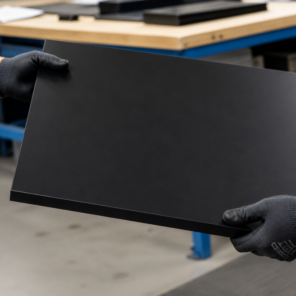3mm Sample Acetal Black Sheet