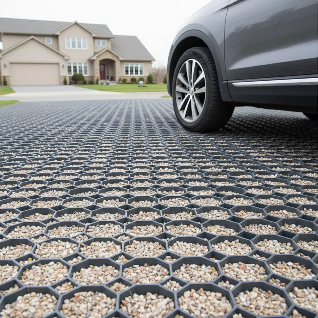 Grass Grid – Recycled Plastic, Heavy Duty, Permeable Design
