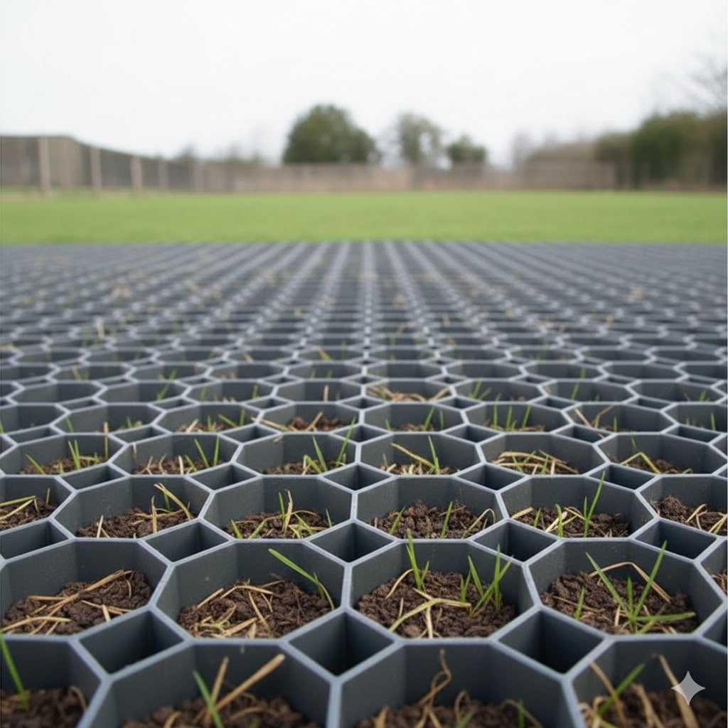 Grass Grid – Recycled Plastic, Heavy Duty, Permeable Design