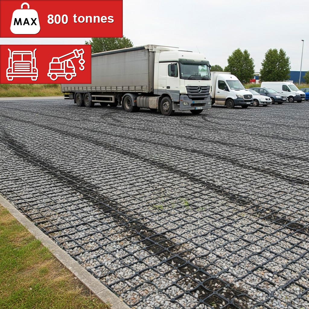 Heavy Duty Ground Grid – Recycled Plastic, 330mm x 330mm x 50mm