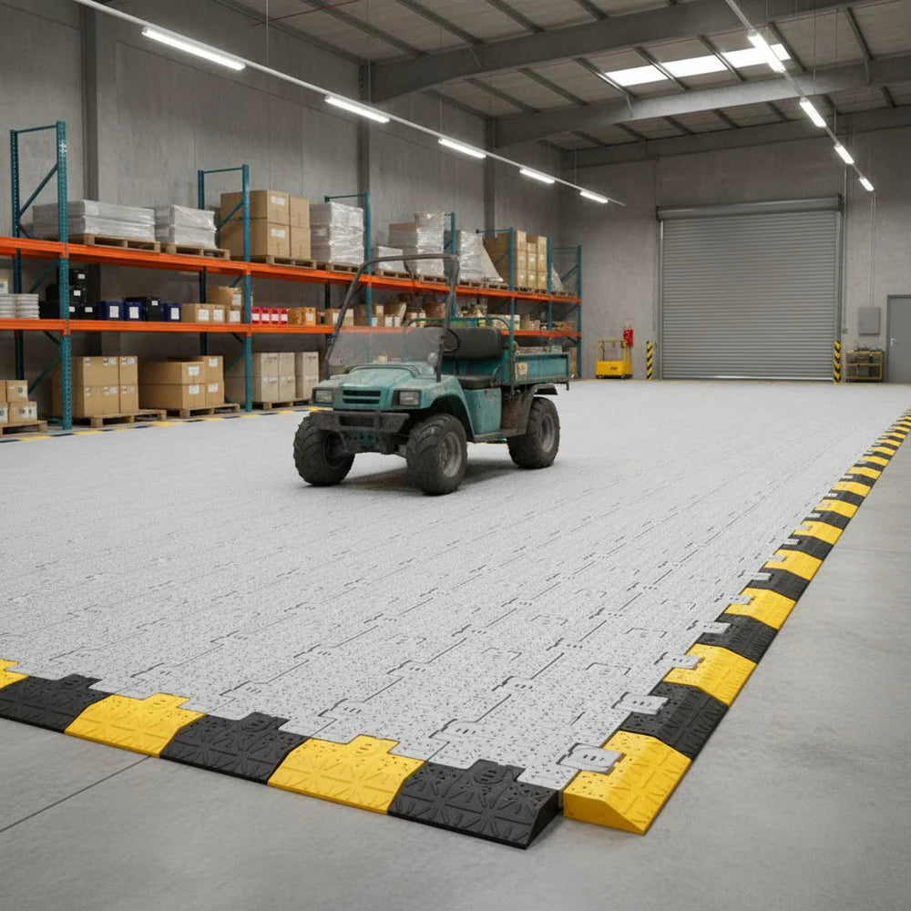 Ramp Edge for Temporary Flooring – Anti-Slip Outdoor Finish