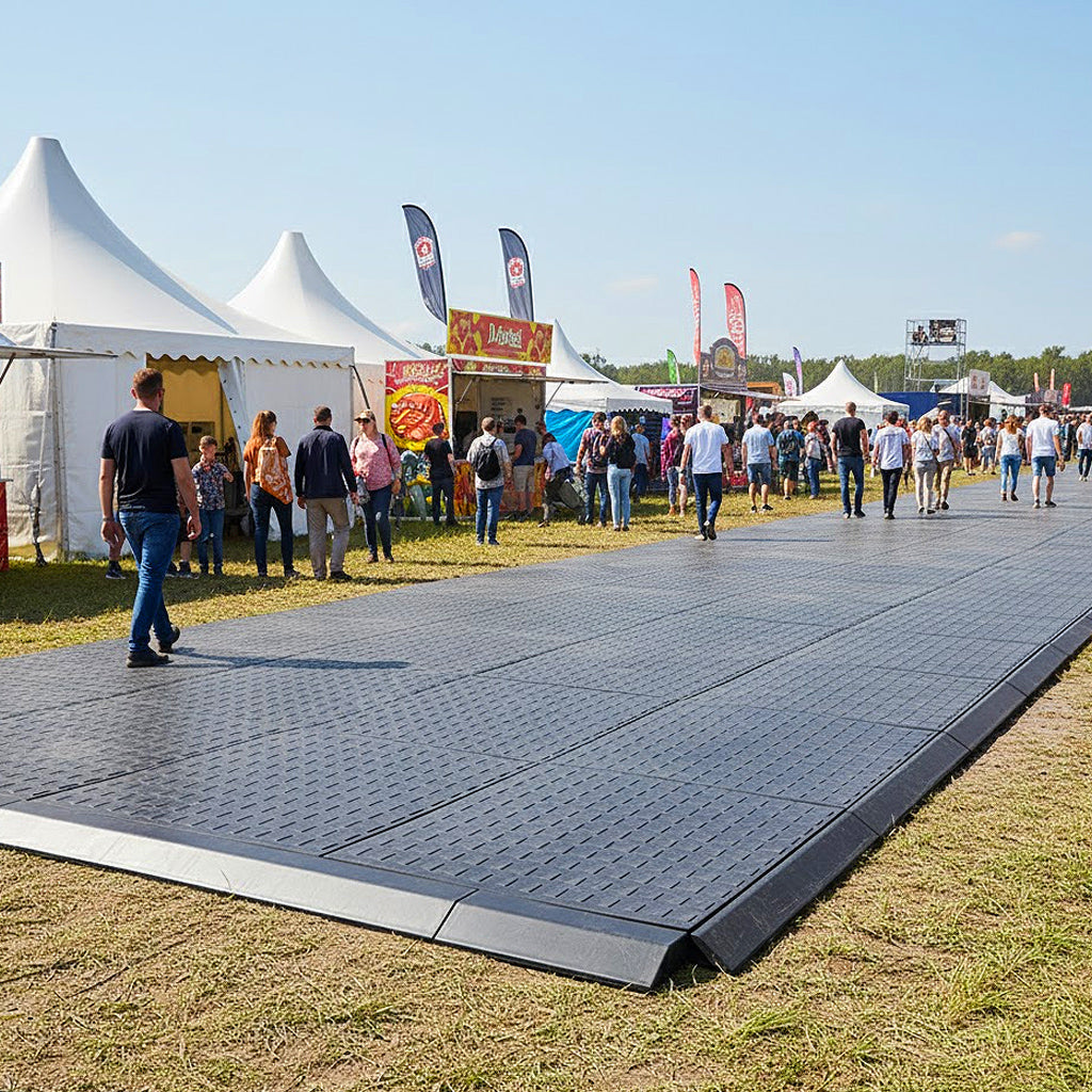 Heavy Duty Recycled Floor Mat with Drainage & Grip – 1200×800mm