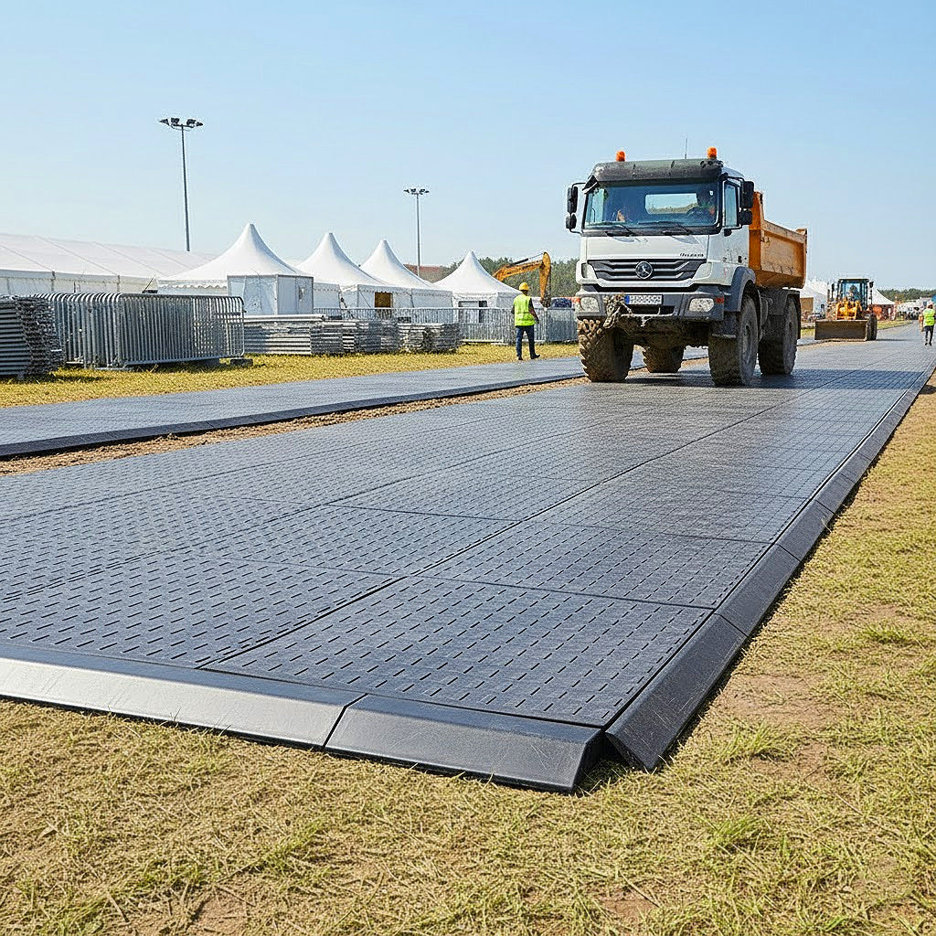 Heavy Duty Recycled Floor Mat with Drainage & Grip – 1200×800mmx22mm