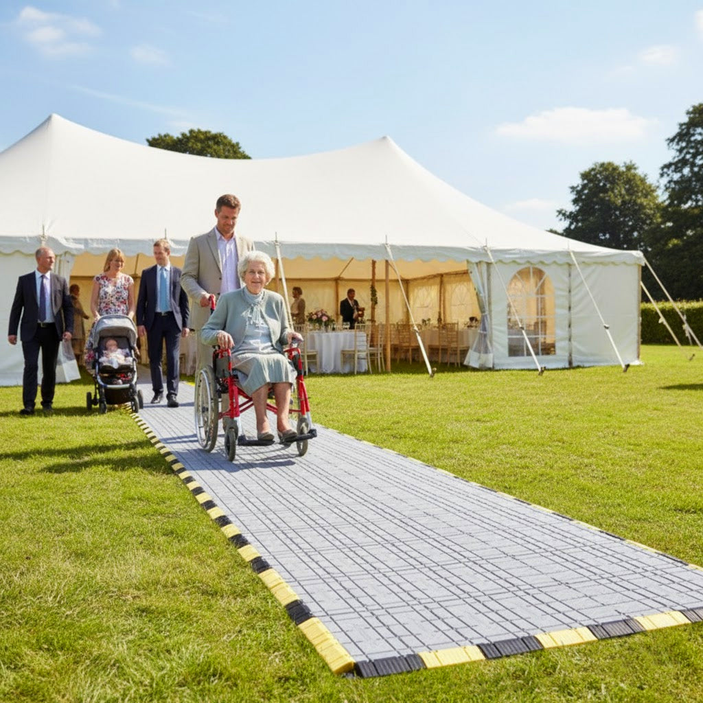 Event Flooring Mat – PPCP Plastic, Non-Slip, Heavy Duty