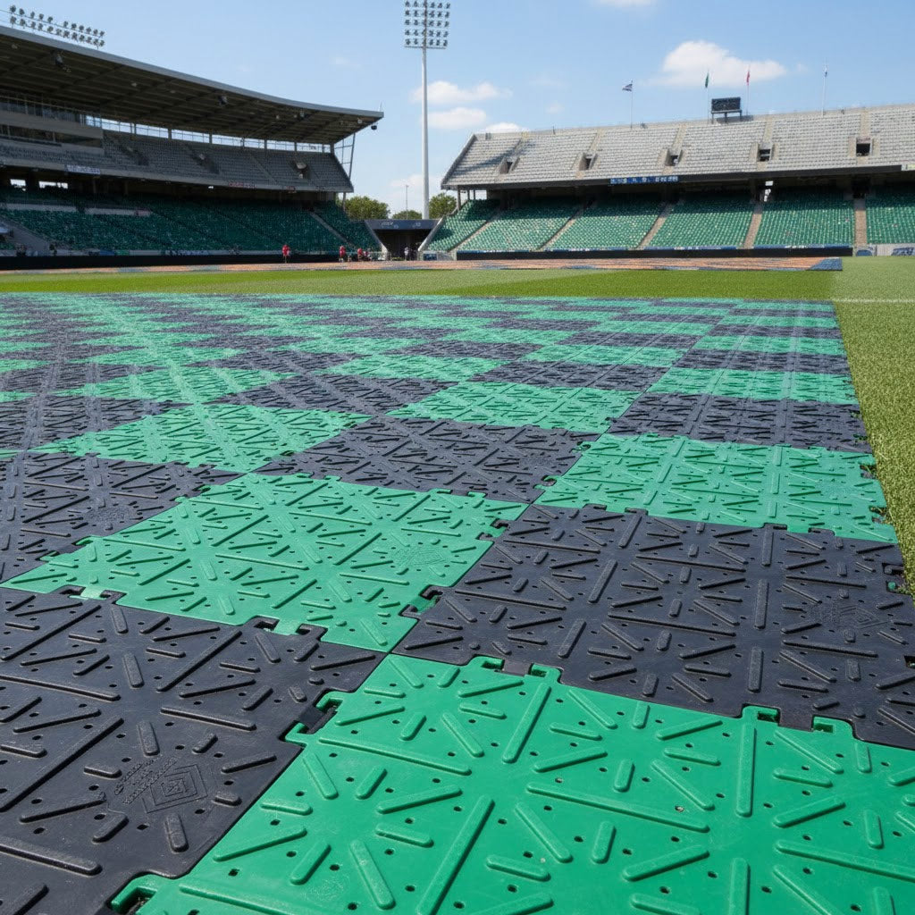 Temporary Ground Mat – PPCP, Anti-Slip, Lightweight Panel - Pack of 4