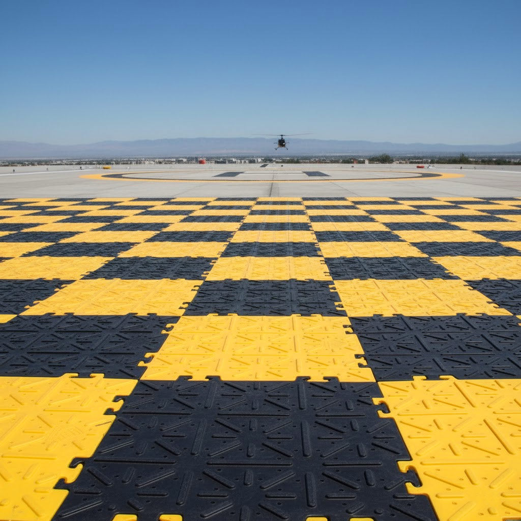 Temporary Ground Mat – PPCP, Anti-Slip, Lightweight Panel - Pack of 4