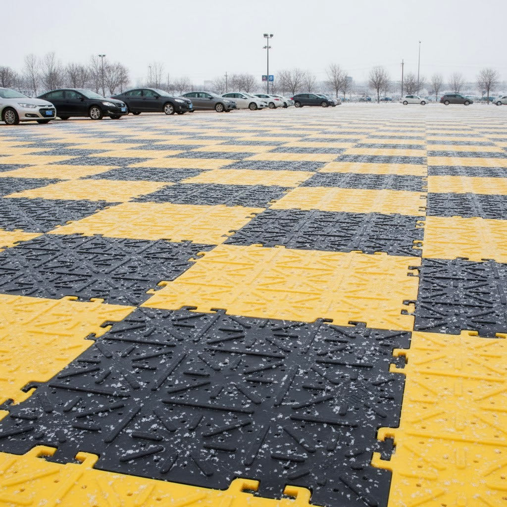 Temporary Ground Mat – PPCP, Anti-Slip, Lightweight Panel - Pack of 4