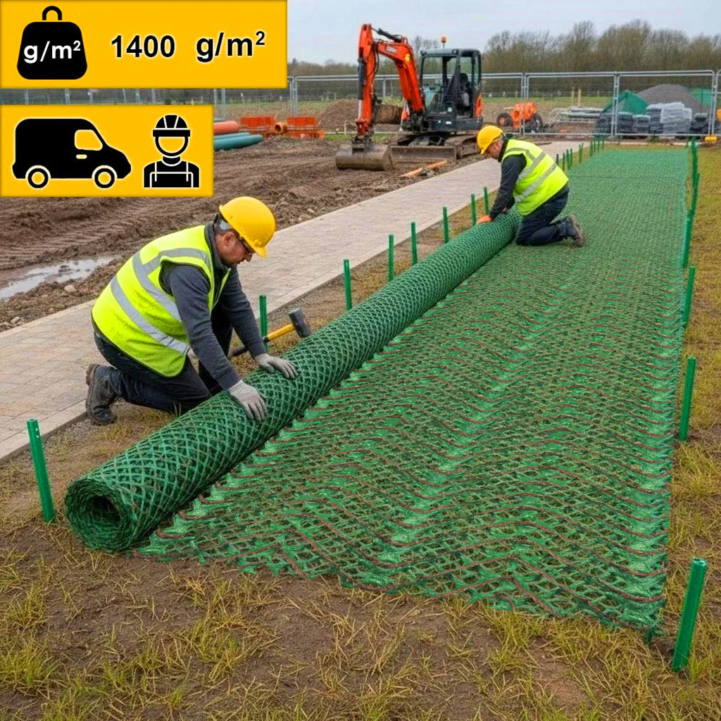 Grass Protection Mesh – Non-Slip, UV Stabilised, 11mm Thickness