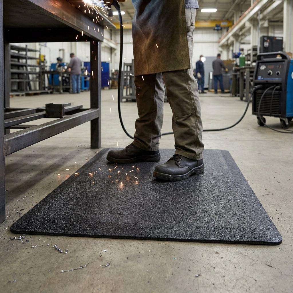 Slip-Resistant Heat Protection Mat for Hot Work – Anti-Fatigue