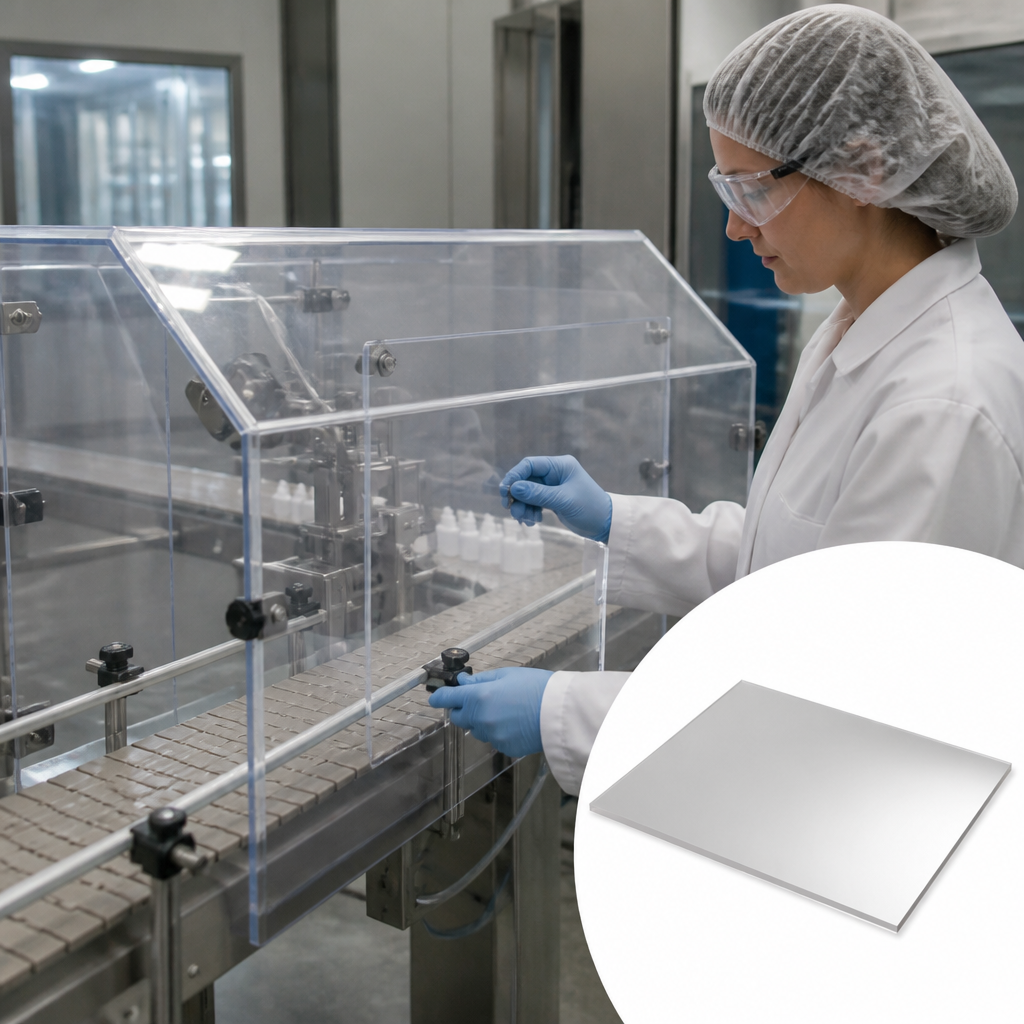 Clear PETG Sheet for Food Displays and Medical Equipment 3mm to 12mm thick - UK Engineering Plastics