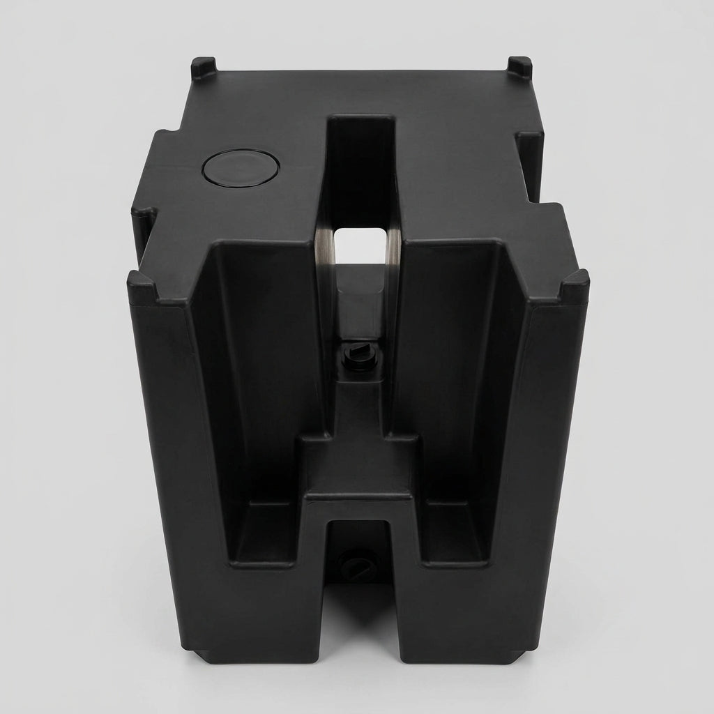 Freestanding Water-Filled Ballast Block for Fence Panels (view 2)
