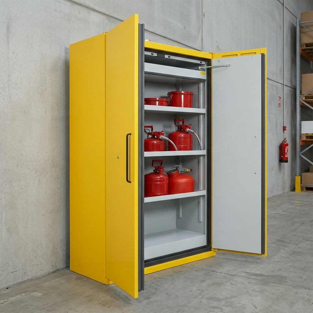 90 Minute Fire Resistant EN Safety Cabinet - Steel Construction