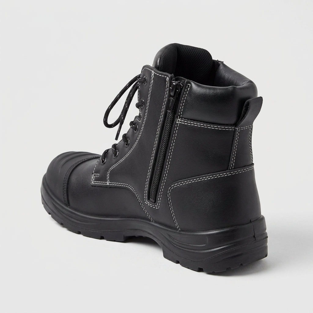 Waterproof Zip Safety Boots with Steel Toe Cap – Wide Fit (view 2)