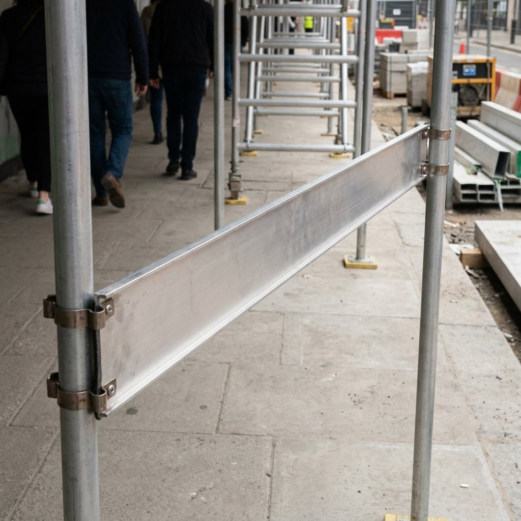 Aluminium Pedestrian Tunnel Side Panel with Anti-Intrusion Feature