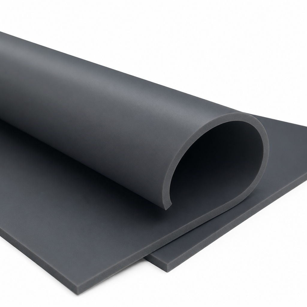 Unplasticised PolyVinylChloride Grey Sheet 1.5mm to 2mm thick for Displays & protective covers - PVC in use