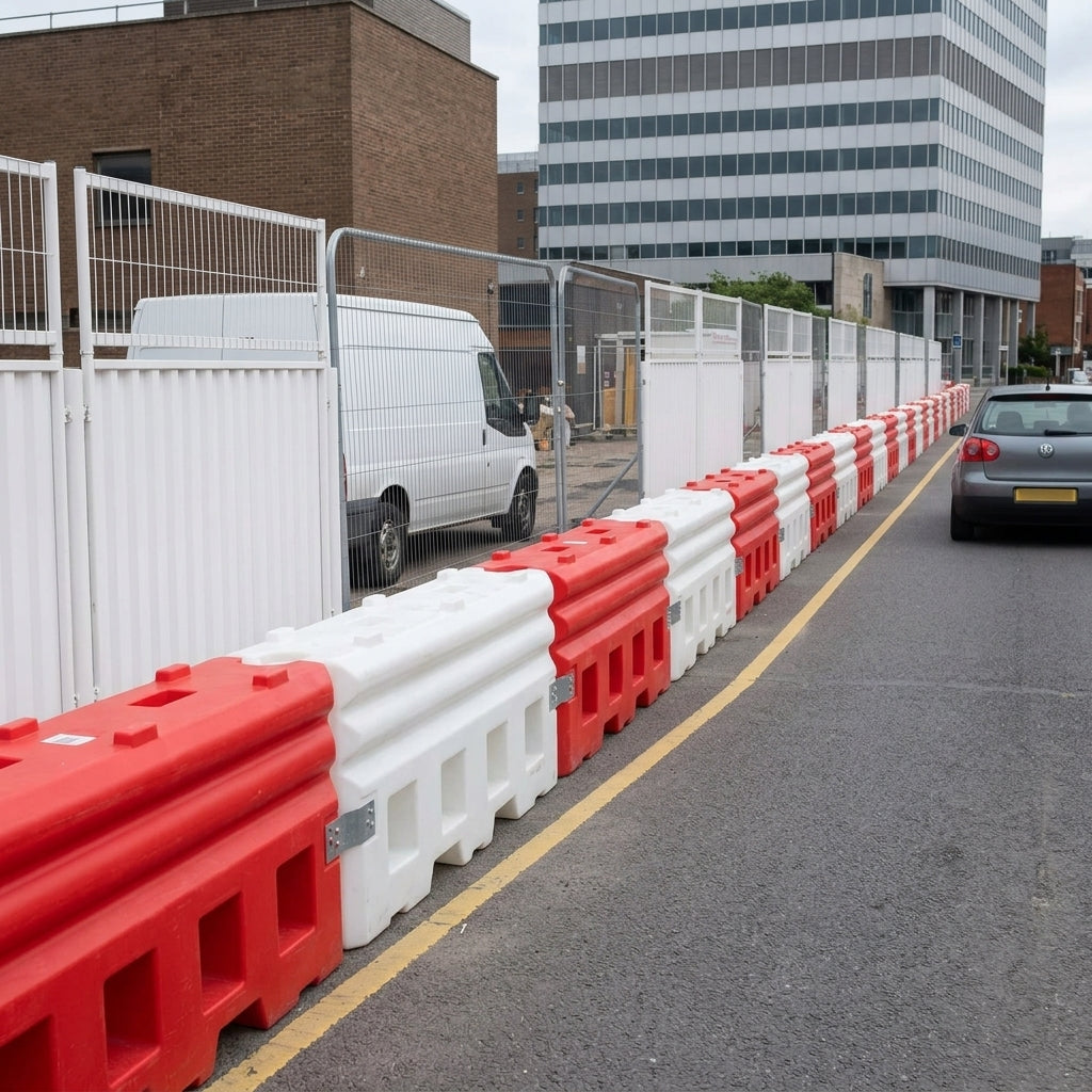 Crash Tested Water-Filled Traffic Barrier - BS EN1317-N1 Approved