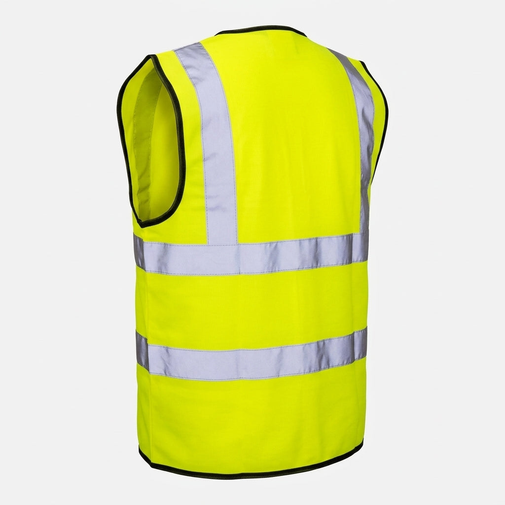 High Visibility 2 Band & Brace Safety Vest - BS EN20471 Class 2 (view 2)