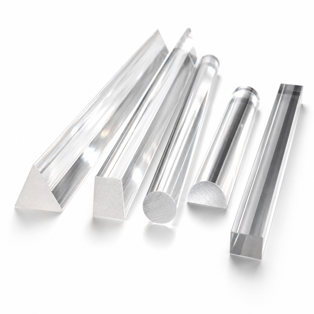 Cast Acrylic Clear Rod for Signage & light fixtures - Acrylic Rod in use