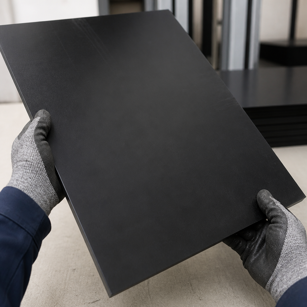6mm Sample Nylon 66 Black Sheet