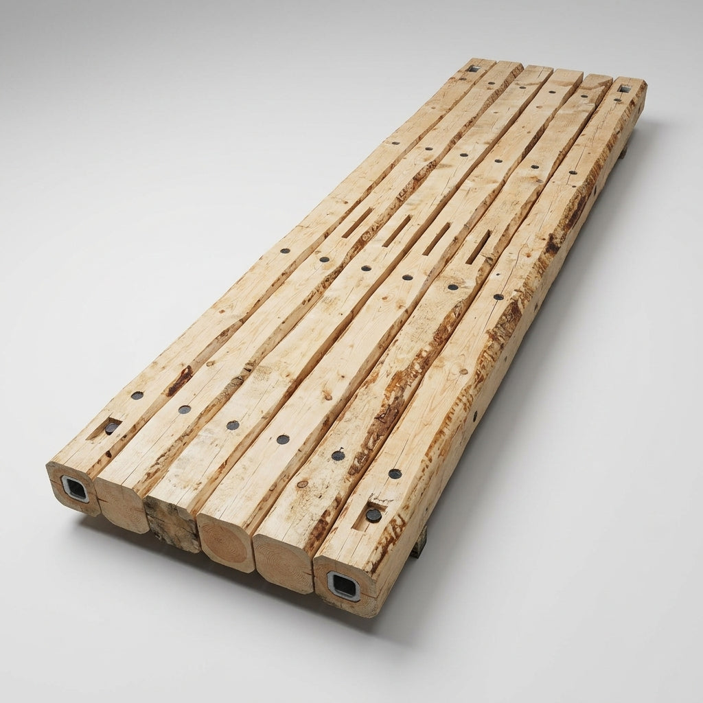 Heavy Duty Scandinavian Timber Bog Mat - Up to 80 Tonne Load Capacity (view 2)