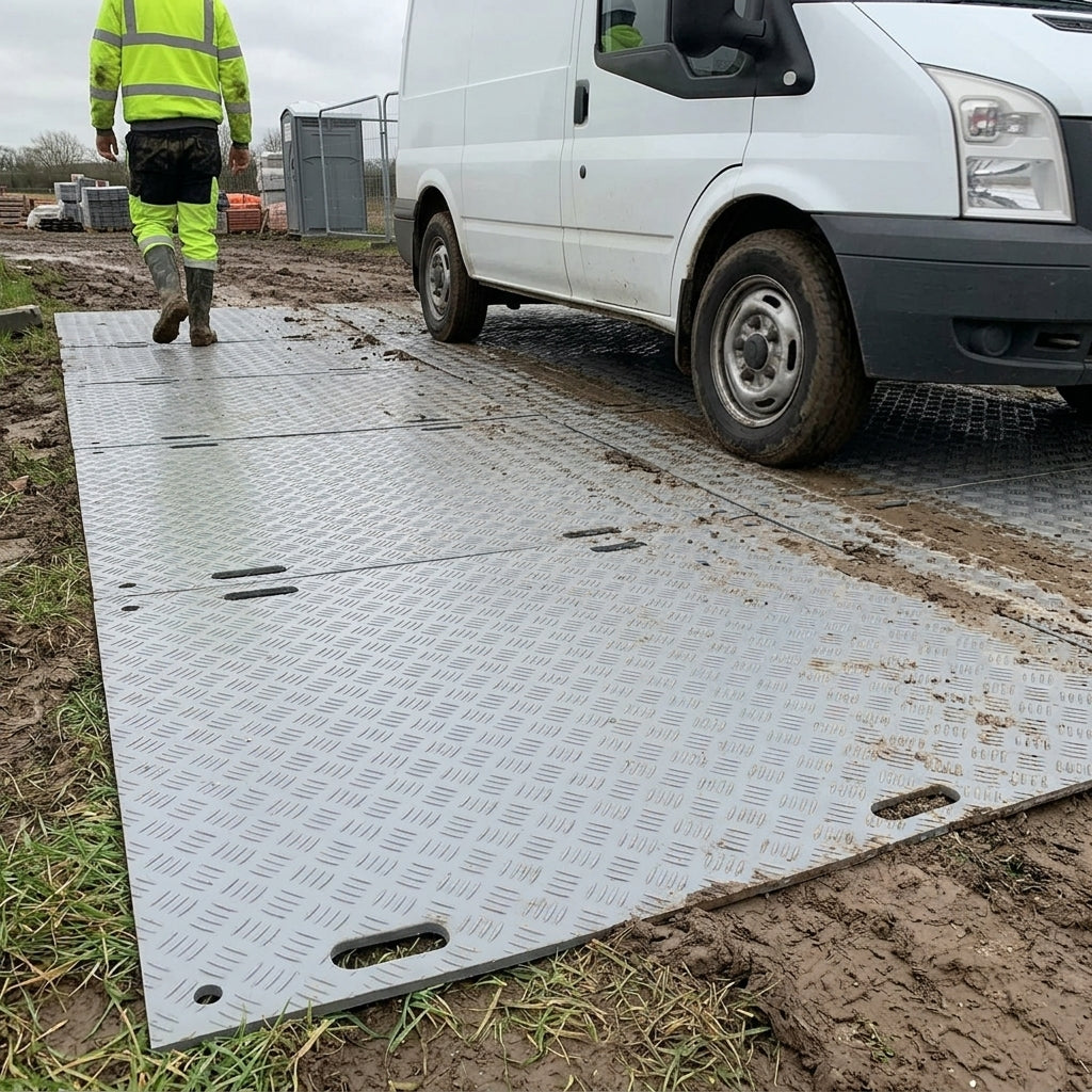 Medium Duty Access Mat with Textured Surface