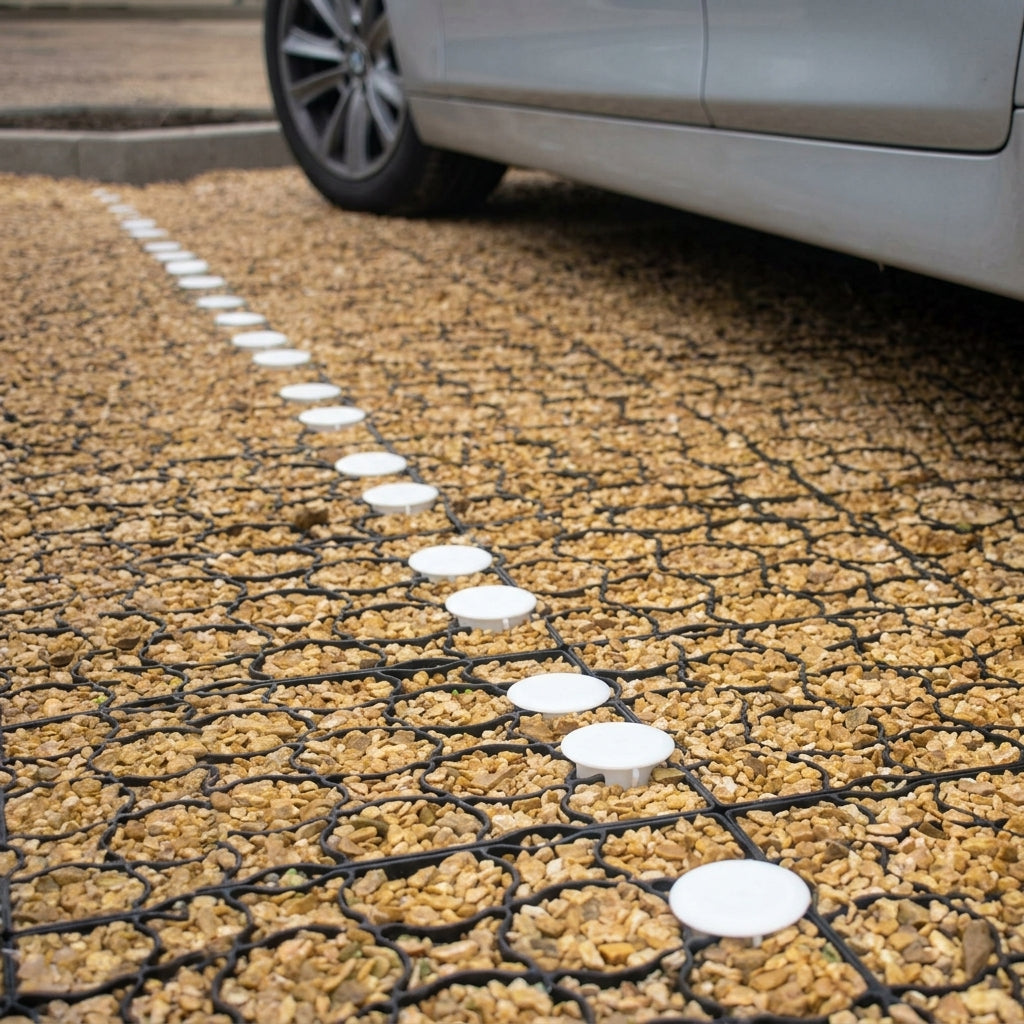 Parking Bay Marker Flush Fit Accessory for Ground Reinforcement Grids
