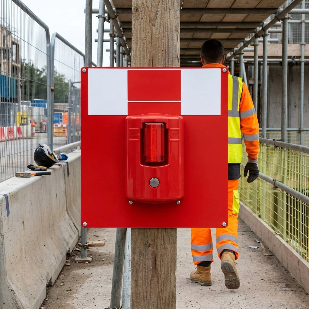 Fire Alarm Detector Mounting Board with Fixing Holes