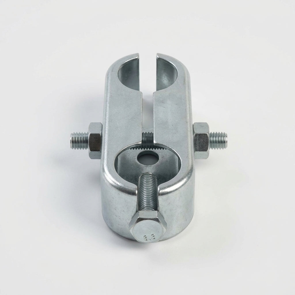 Galvanised Steel Fence Coupler for Barrier Mesh Connections (view 2)