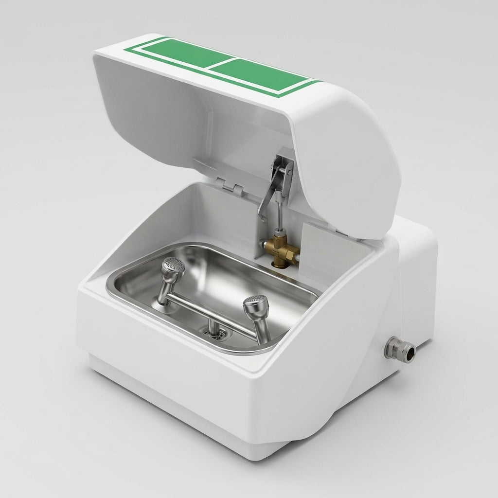 EN15154 Wall-Fixed Covered Eye and Face Rinse Unit (view 2)