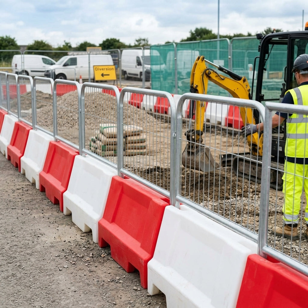 Mesh Fence Top Panel Add-On for Safety Barrier Security